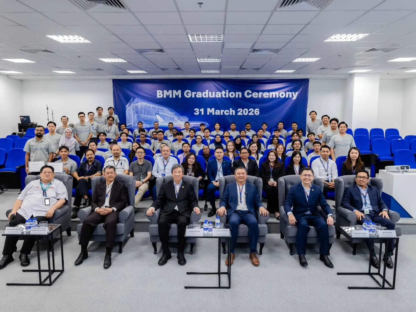 Technicians from BMM’s first cohort complete training