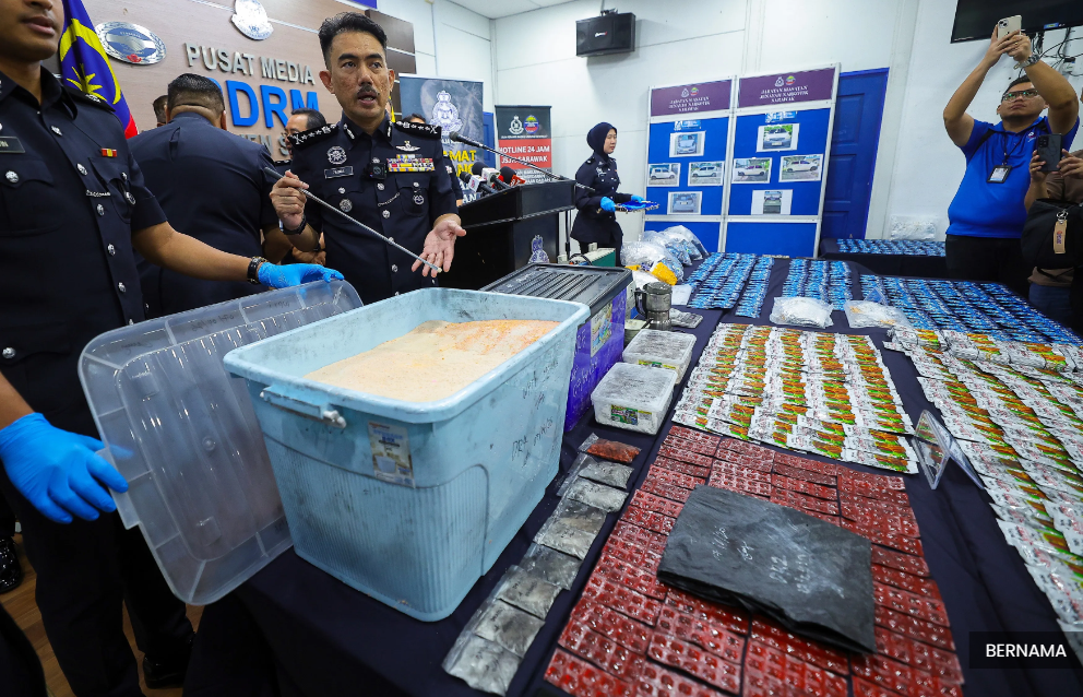 Cops uncover syndicate using homestays, seize drugs worth nearly RM17m in Sarawak