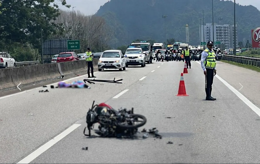 骑士疑闪避不及命丧大道 拖拉机翻覆印尼男子死亡