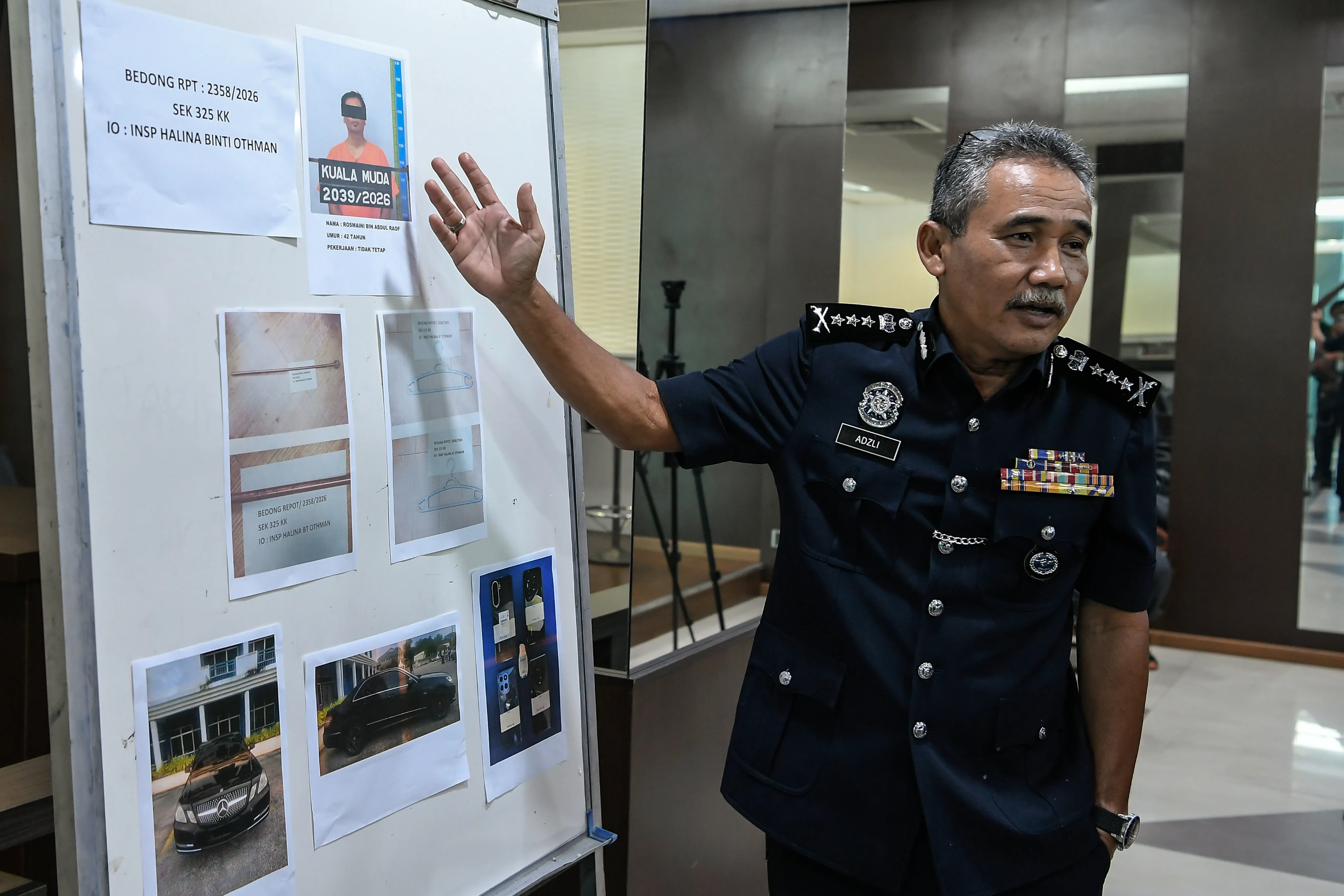 Suspek pukul isteri sehingga keguguran berkahwin sembilan kali, miliki 11 anak 