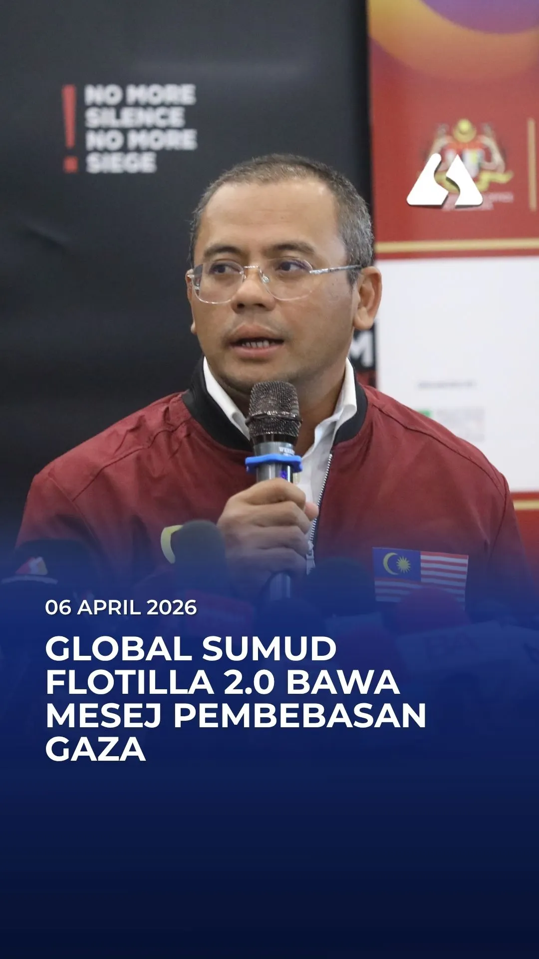 Global Sumud Flotilla 2.0 bawa mesej pembebasan Gaza