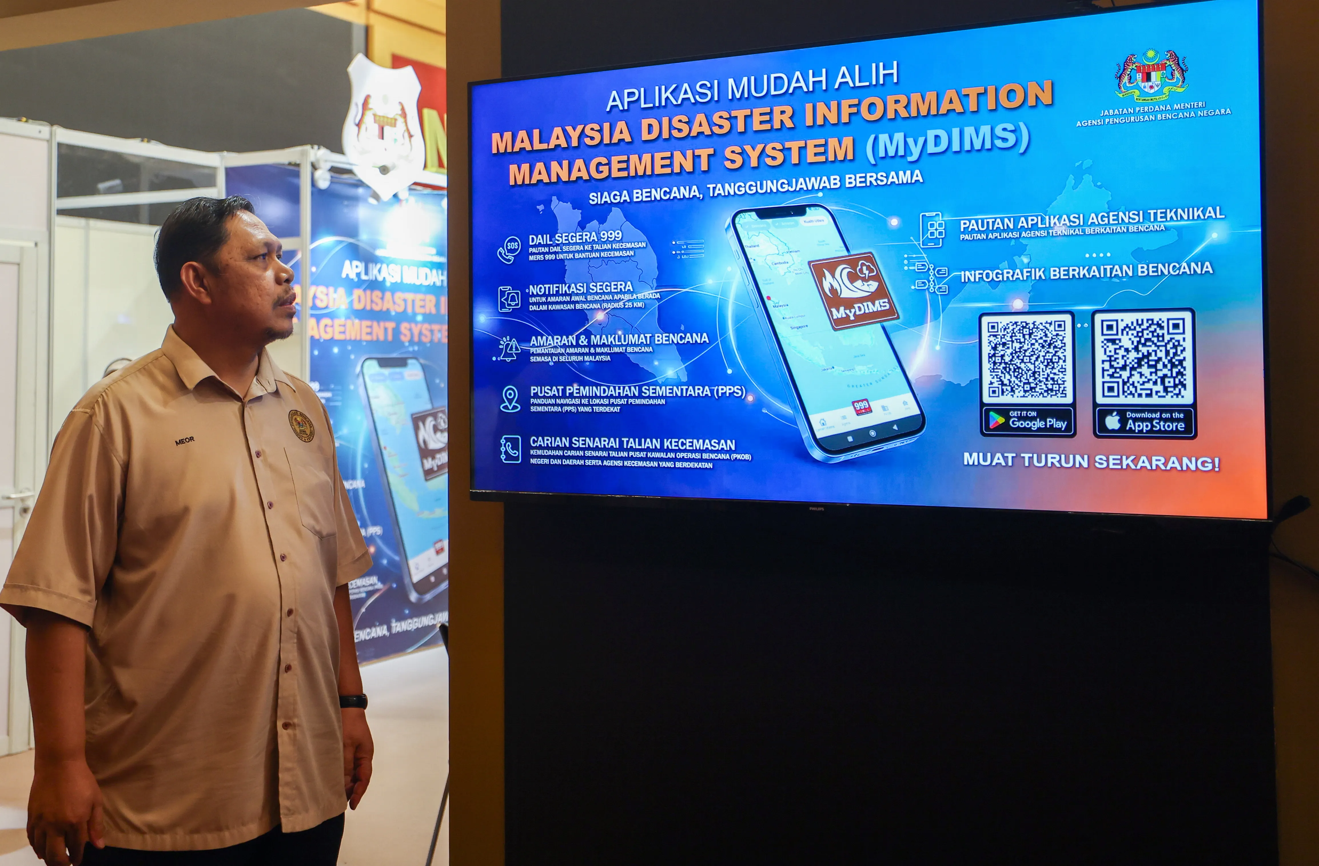 Aplikasi MyDIMS mudahkan orang ramai pantau situasi bencana