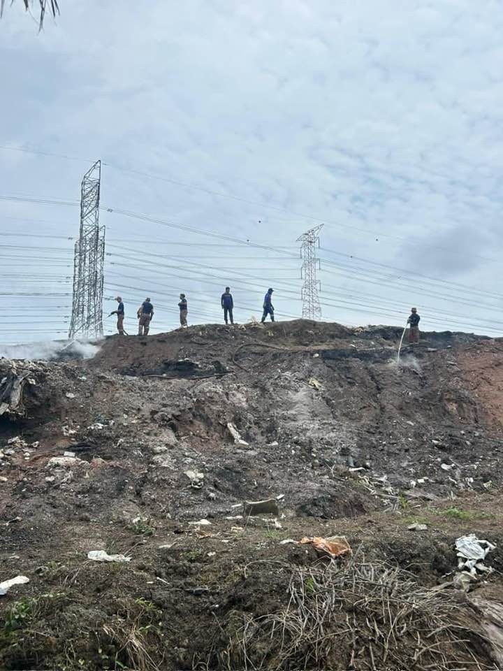 Kebakaran sampah haram di Kampung Serdang terkawal, dua titik panas dikesan