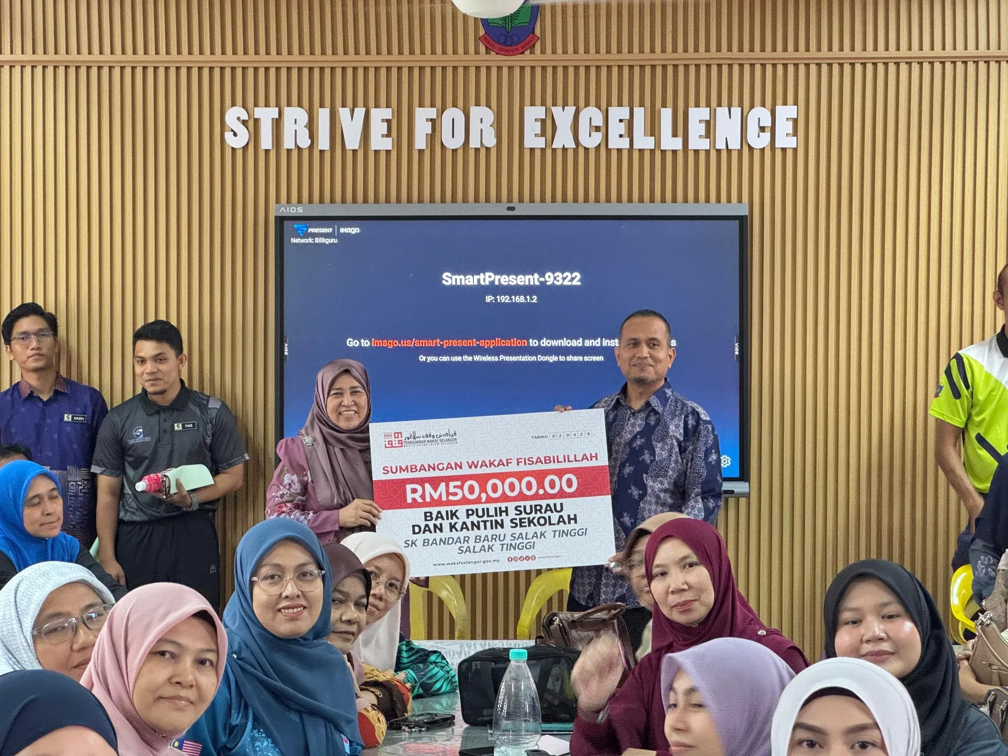 PWS salur RM99,000 wakaf fisabilillah baik pulih surau dua sekolah