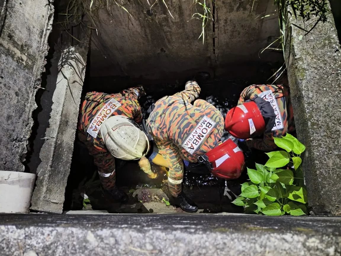 Lelaki maut dirempuh kenderaan sebelum tercampak dalam longkang