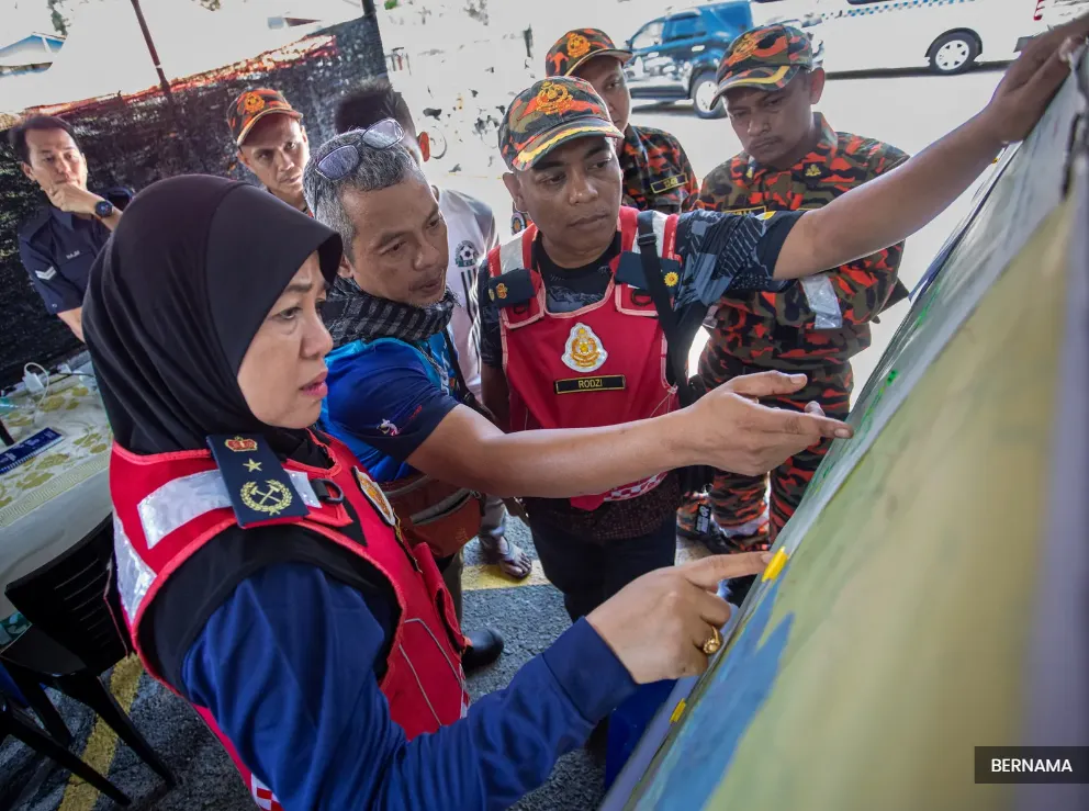 Pasukan SAR semak rakaman kamera pengawasan kesan pendaki hilang