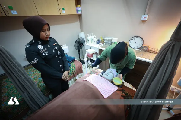 Spa di sebalik tembok penjara, wanita dibimbing kemahiran mendandan