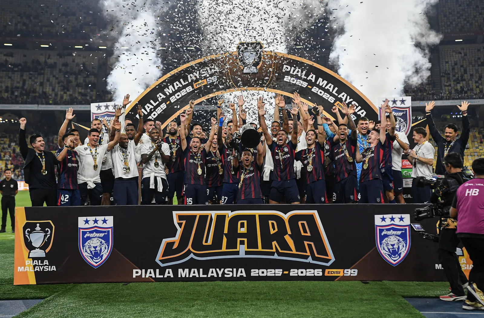 JDT lakar sejarah juara Piala Malaysia empat musim berturut-turut