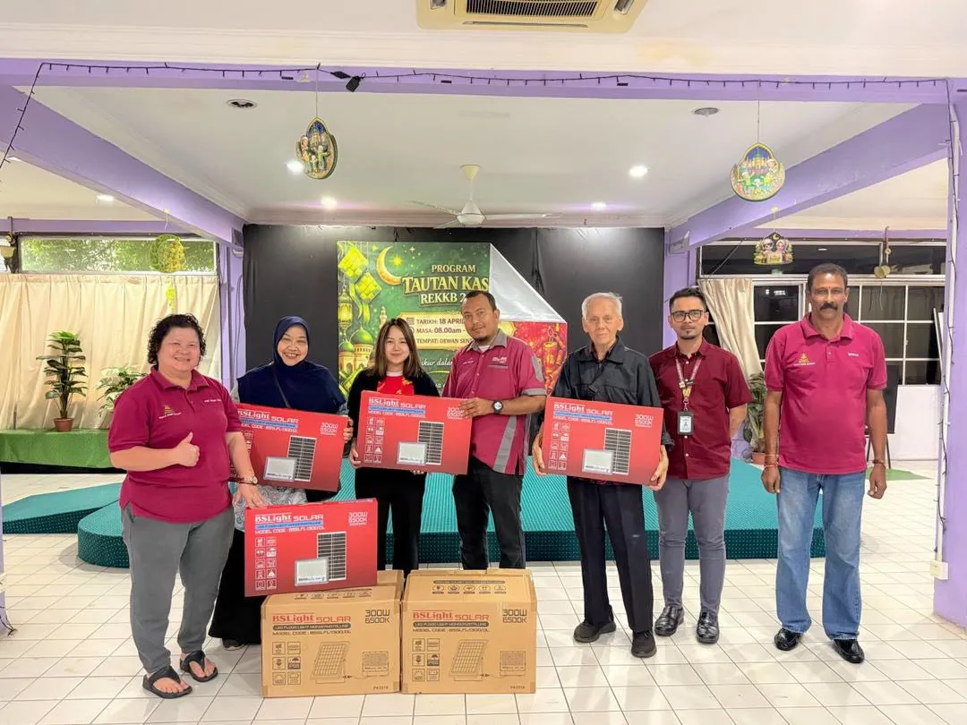 Rumah Ehsan Kuala Kubu Bharu terima 10 lampu solar, tingkat keselamatan kawasan