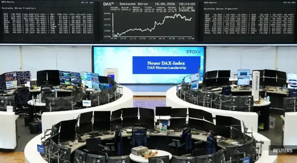 Shares, bonds steady as oil eases on Trump's Iran comments