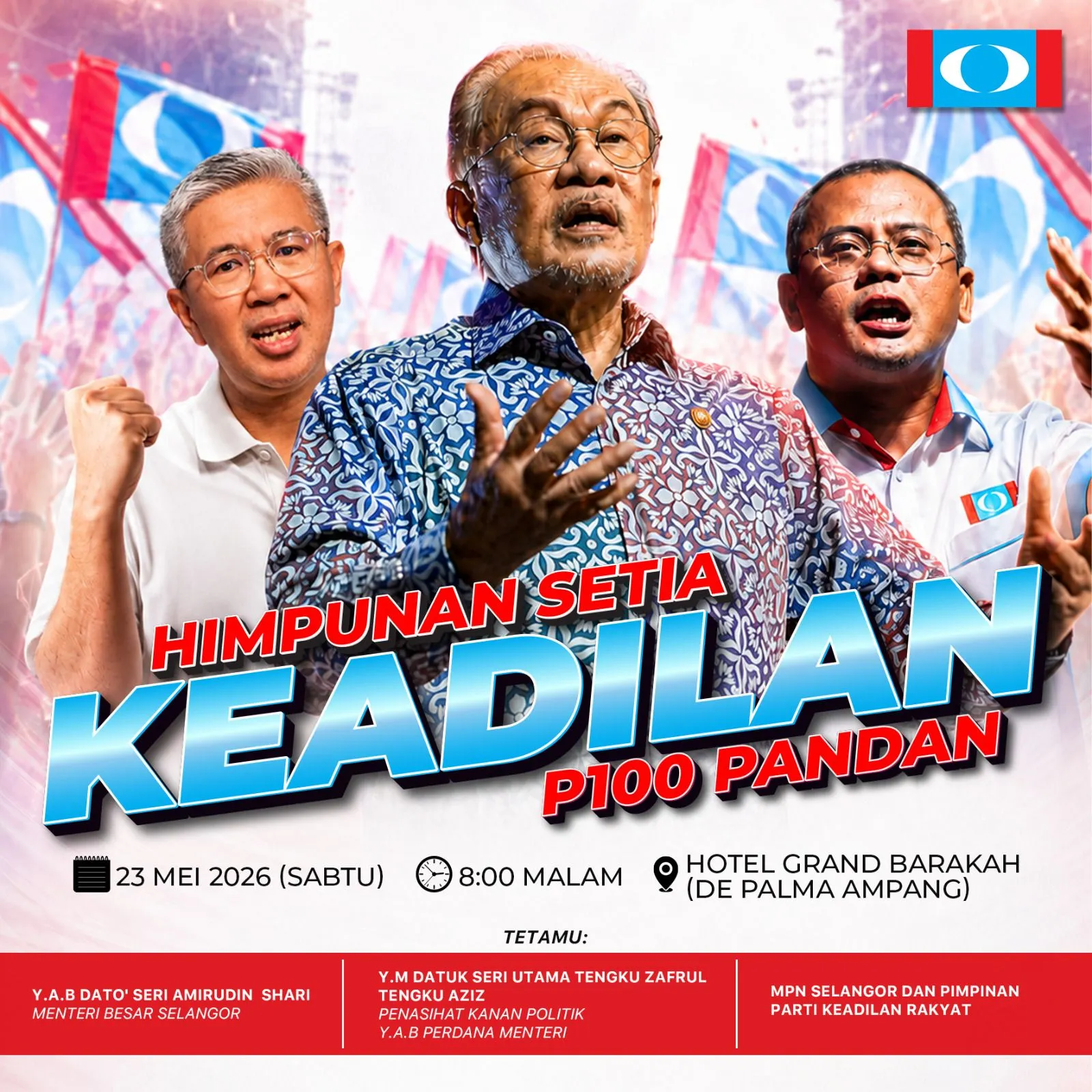 Pandan kini parlimen angkat PM Anwar, Tengku Zafrul pemantau