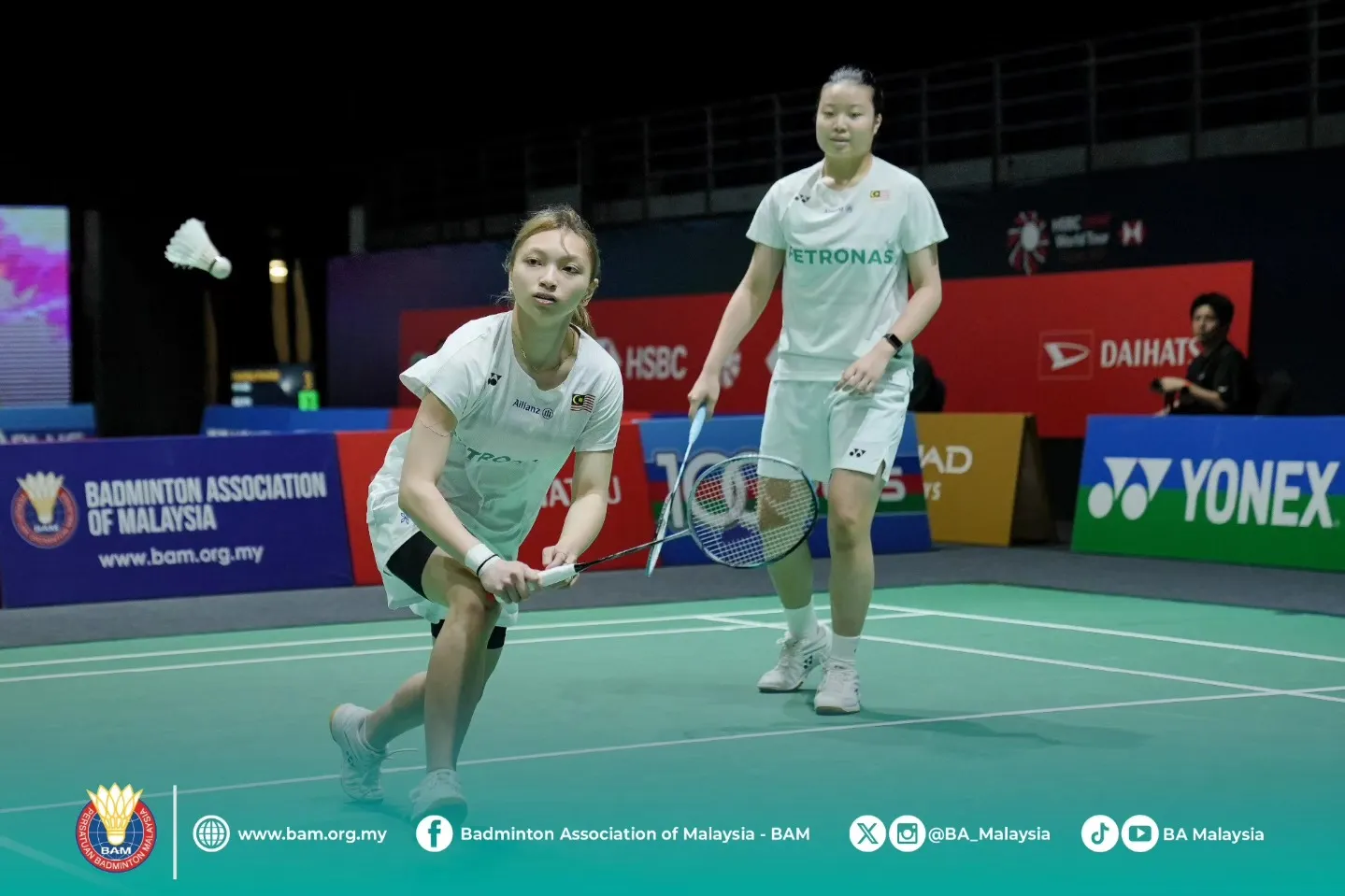 Masters Malaysia: Zi Yu-Noraqilah Maisarah tersingkir pusingan pertama