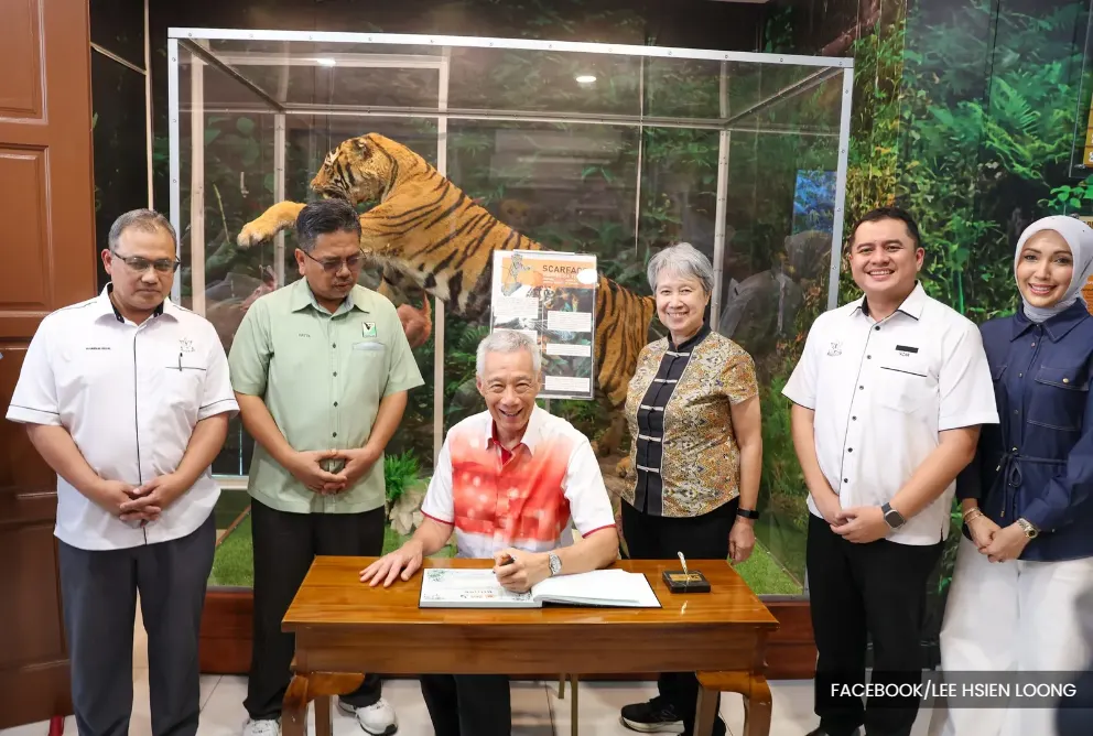 Singapore's Lee Hsien Loong begins official visit to Pahang