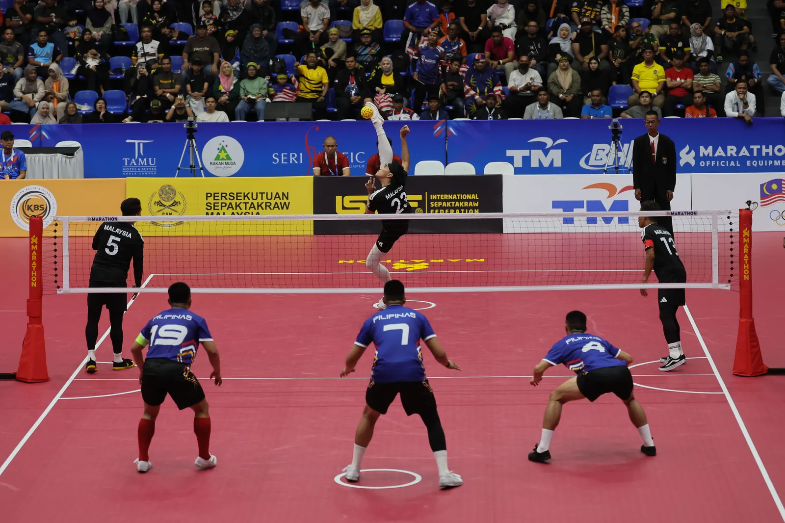 Regu takraw negara tumpaskan Filipina 2-0, mara separuh akhir bertemu Myanmar