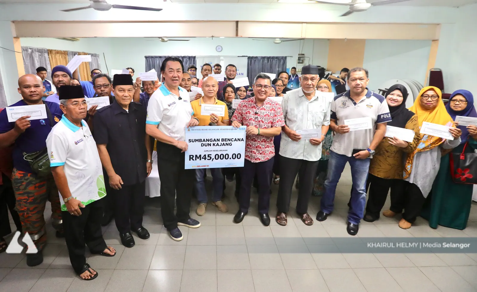 Yayasan MBI salur RM45,000 bantu mangsa ribut, kebakaran di Kajang