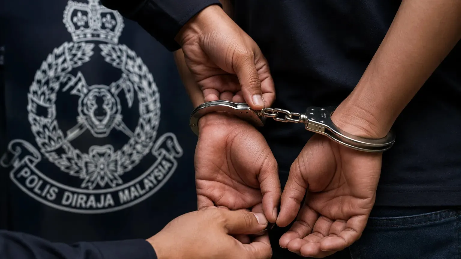 Penjawat awam ditahan miliki pistol, dadah dalam kereta