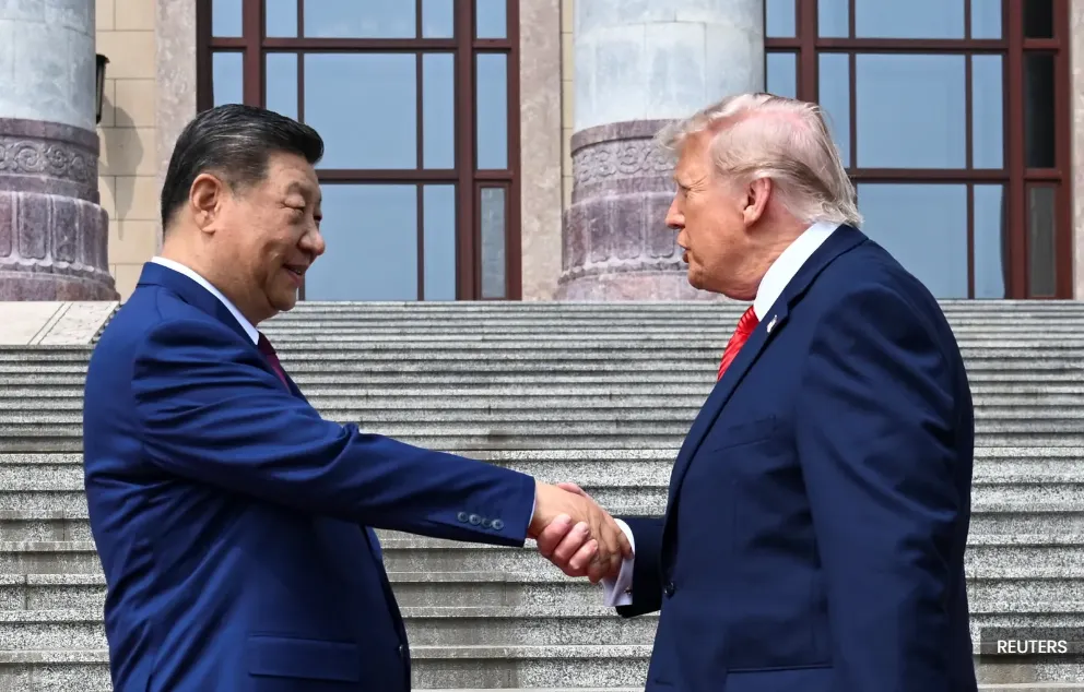 Trump calls Xi a 'great leader and friend' as the presidents meet