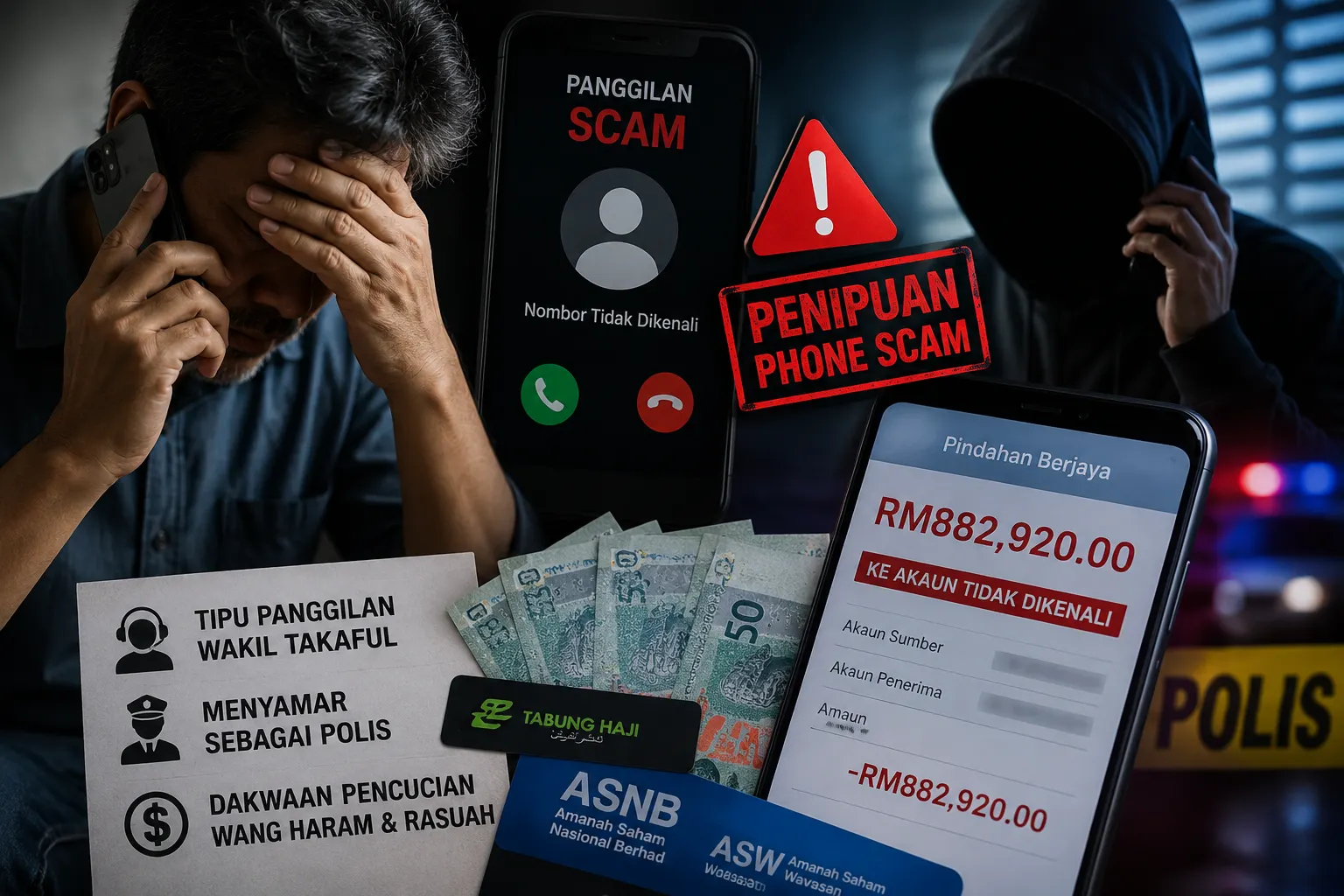Peniaga hilang RM882,920, diperdaya tuntutan insurans palsu
