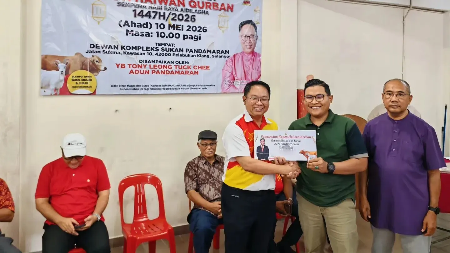 11 masjid, empat surau di DUN Pandamaran terima sumbangan korban Aidiladha
