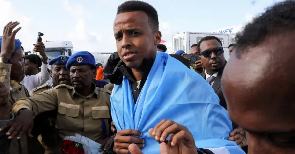 Pengadil Somalia dihalang ke Piala Dunia dapat sambutan wira