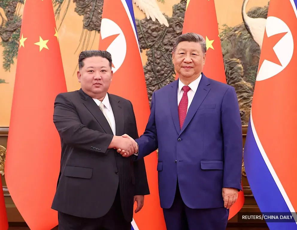 With Xi in North Korea, Kim to project confidence, defiance