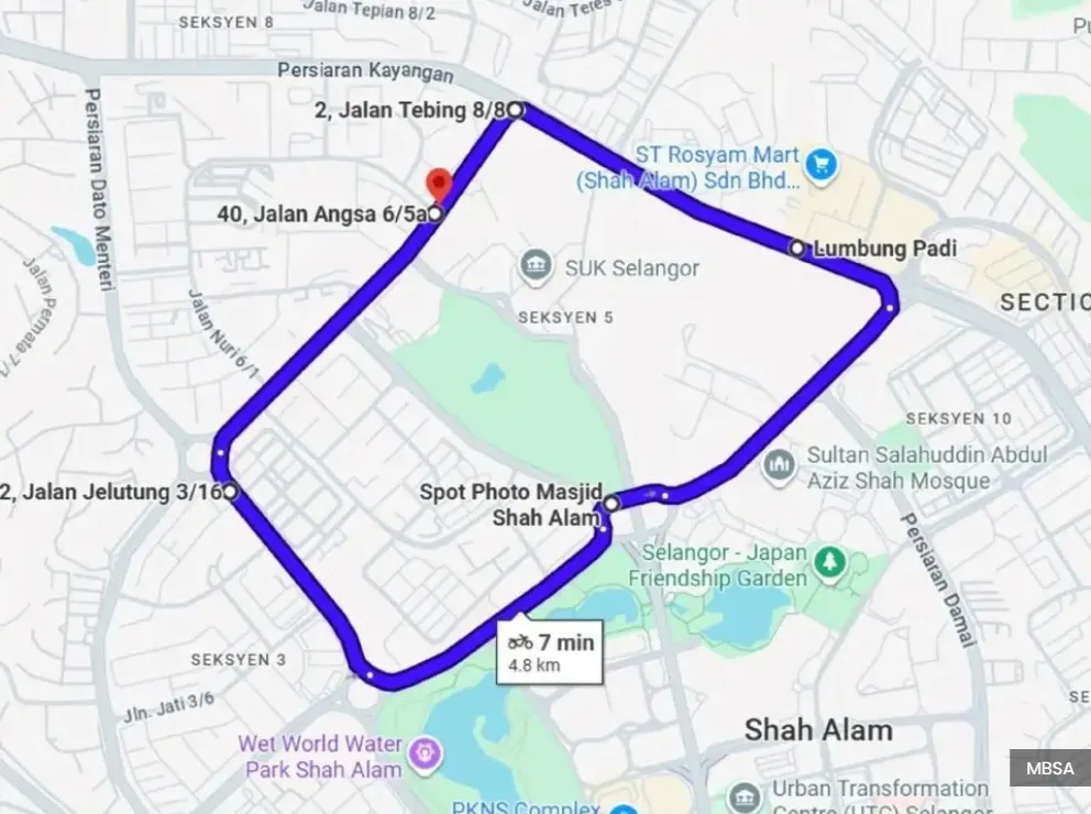 Road closures in Shah Alam tomorrow for Selangor FC event