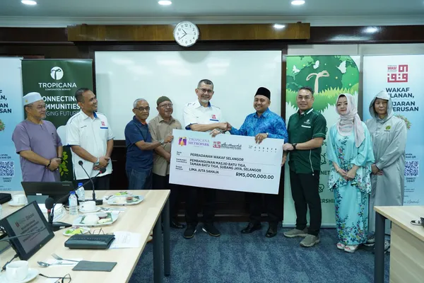 Tropicana Metropark sumbang RM5 juta, percepat pembinaan Masjid Batu Tiga