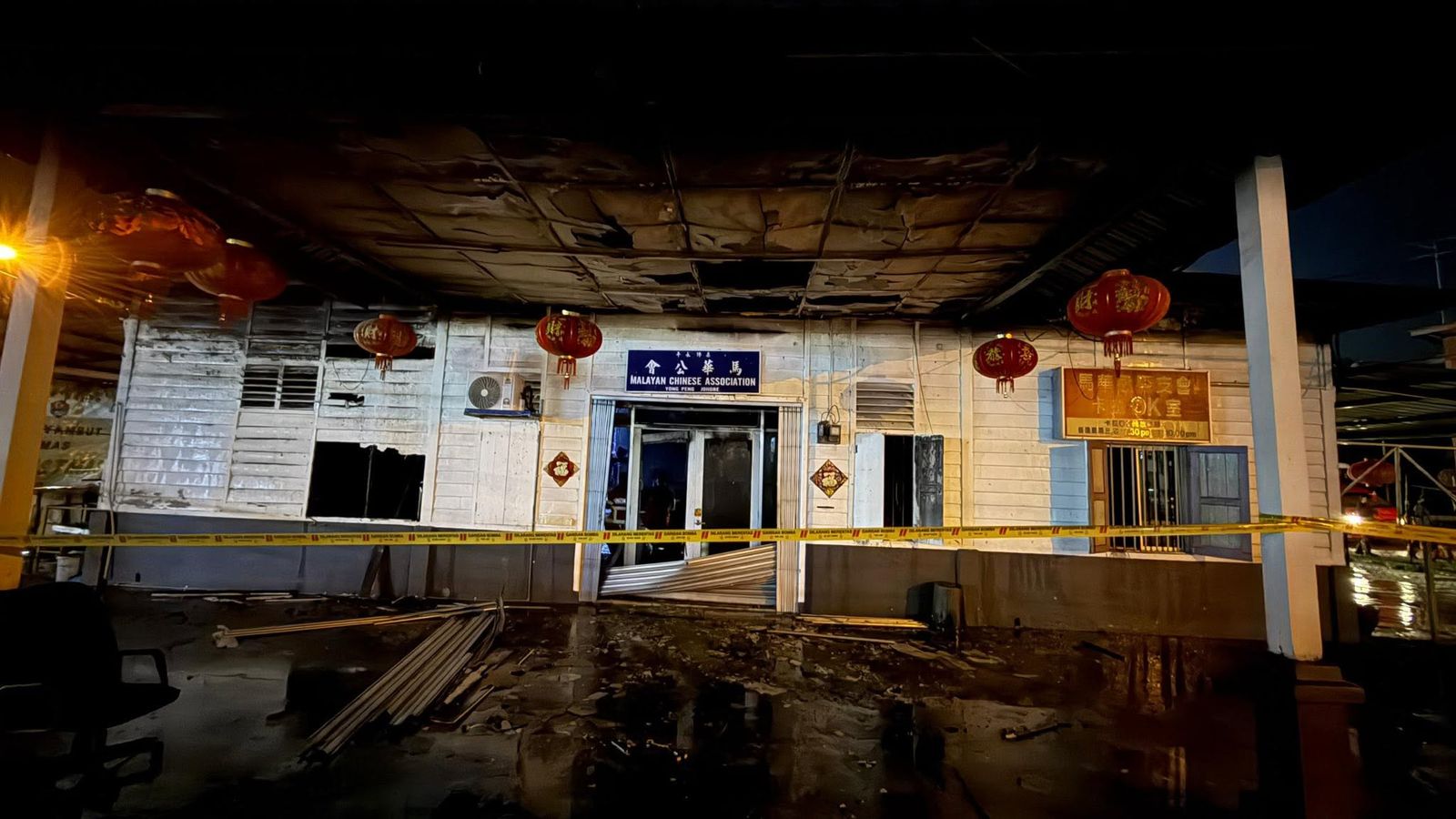 马华永平会所火灾  影响柔州选举筹备