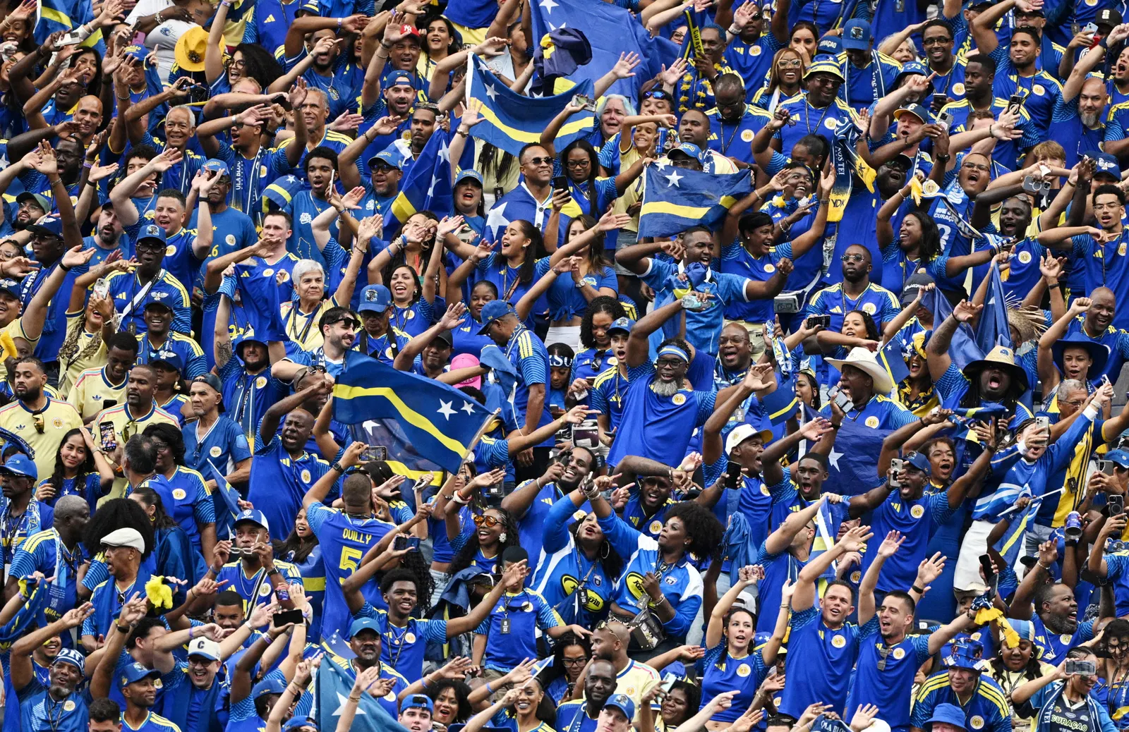 Curaçao fans take heavy defeat in their stride as World Cup delight undimmed
