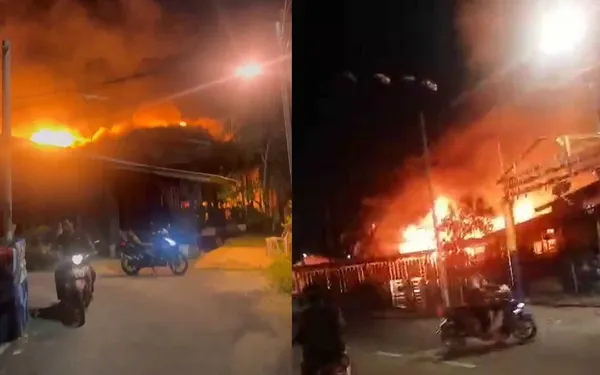 Lapan rumah musnah terbakar di Kuala Perlis