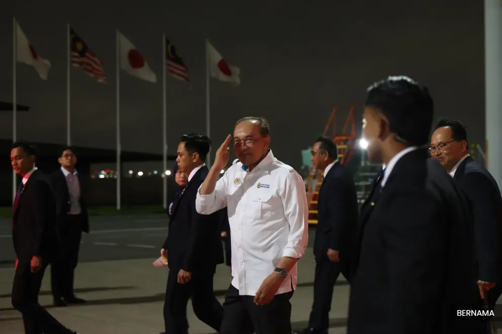 Anwar arrives in Tokyo to bolster Malaysia-Japan ties, attend Nikkei Forum