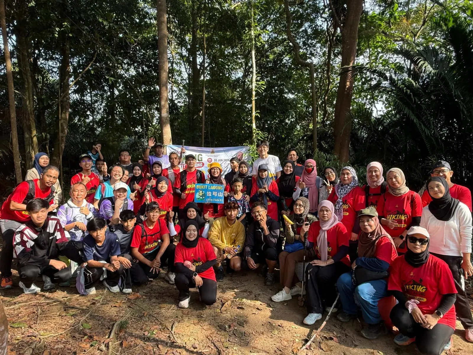 52 belia sertai program Jom Hiking Bukit Lagong di Taman Templer