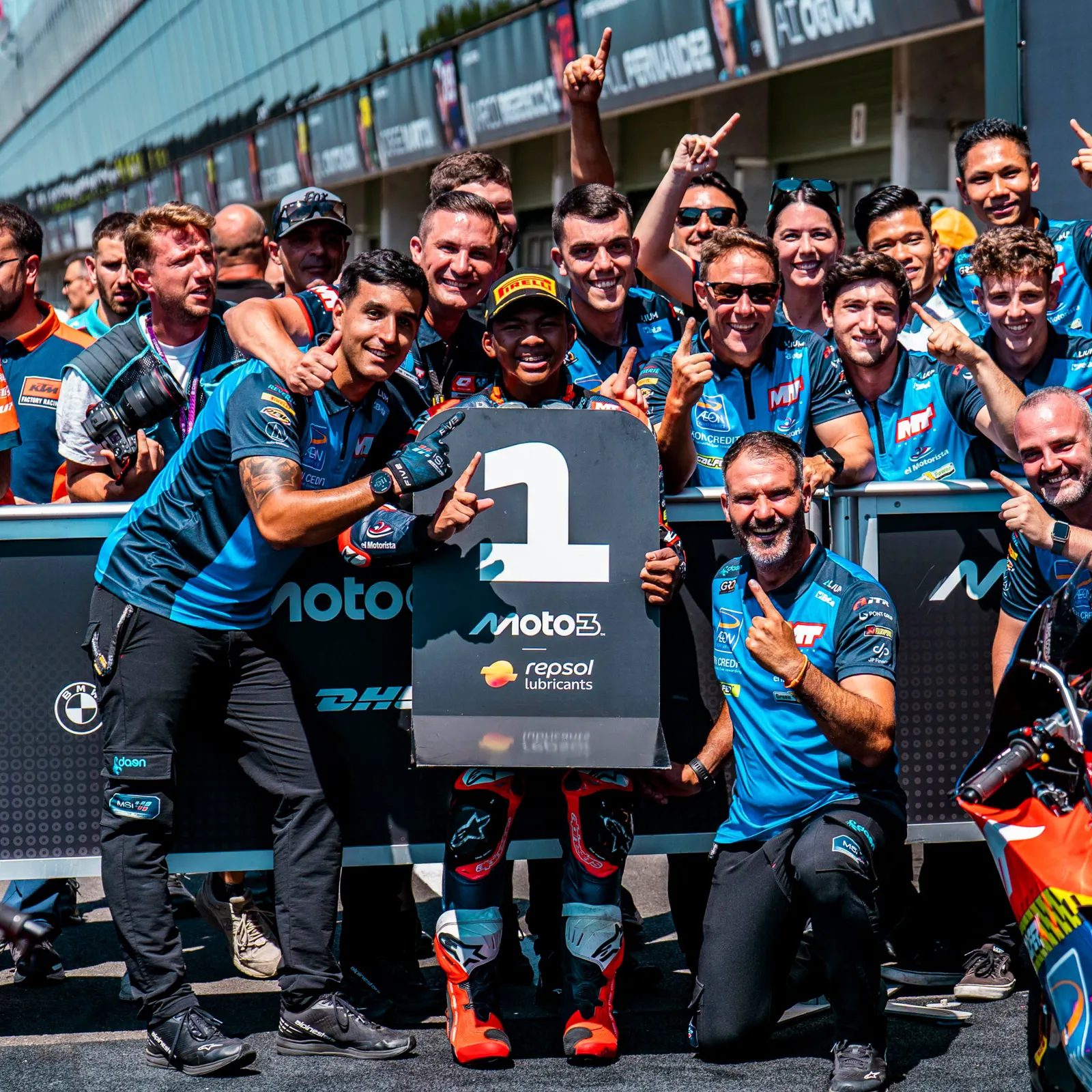 Hakim Danish battles from 14th to secure historic Moto3 victory