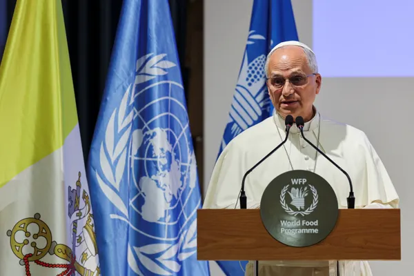 Pope Leo decries leaders who ‘feed’ wars while millions go hungry
