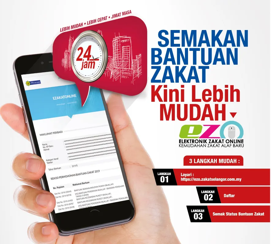 Zakat Selangor kemas kini status empat bantuan, semak menerusi  EZO