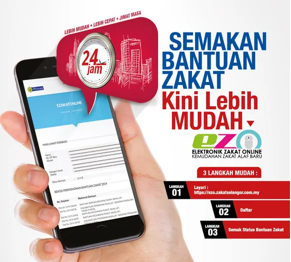 Zakat Selangor kemas kini status empat bantuan, semak menerusi EZO