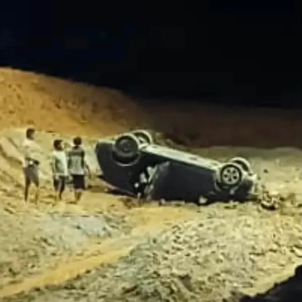 Lima cedera, SUV terjunam gaung tujuh meter