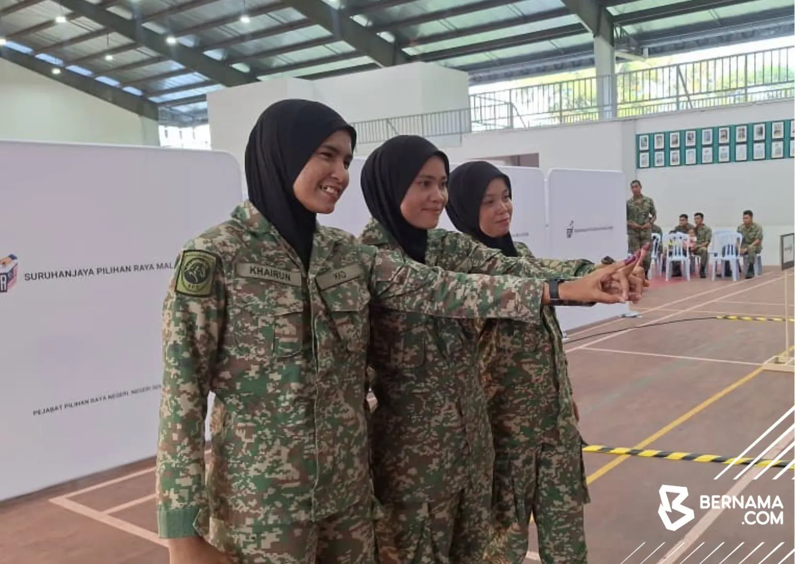 1,481 anggota tentera, pasangan undi awal di PUSASDA, 979 anggota polis di IPK Negeri Sembilan