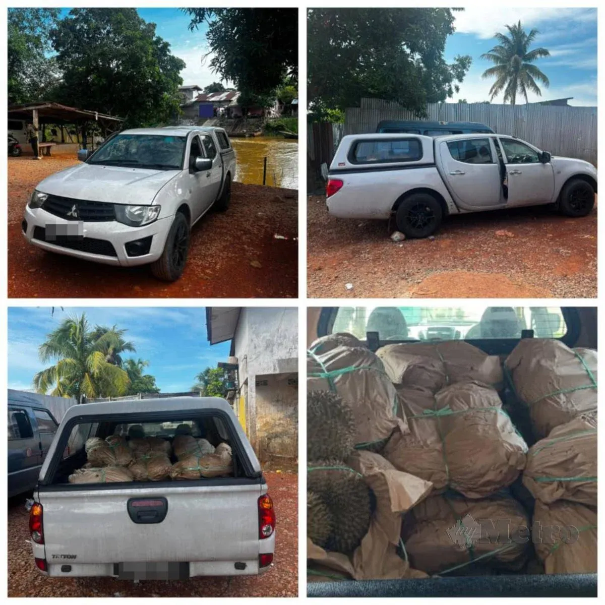 PGA tahan lelaki, rampas 350 kg durian seludup dari Thailand