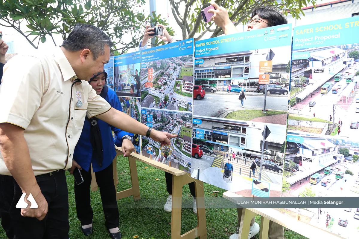 Laluan pejalan kaki baharu di SMK Taman Sea mula dibina minggu depan