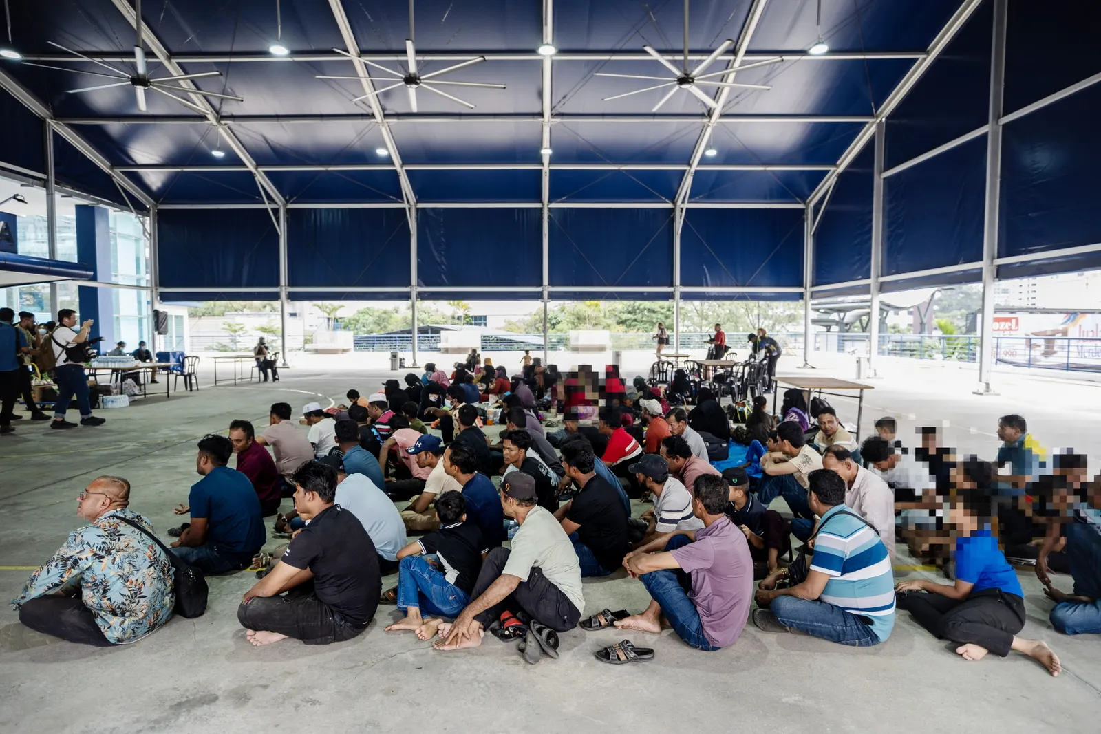 All 113 refugees relocated to Kaladan NGO designated shelter