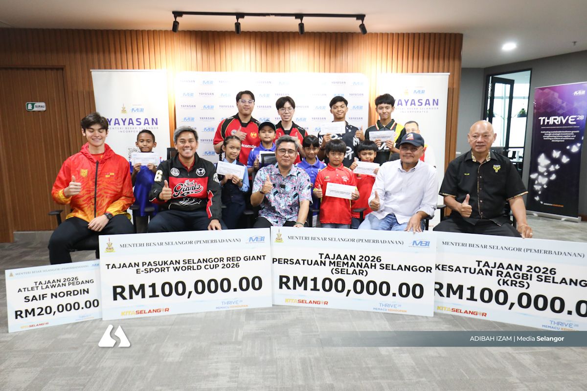 Yayasan MBI channels RM348,500 to support Selangor associations, athletes globally