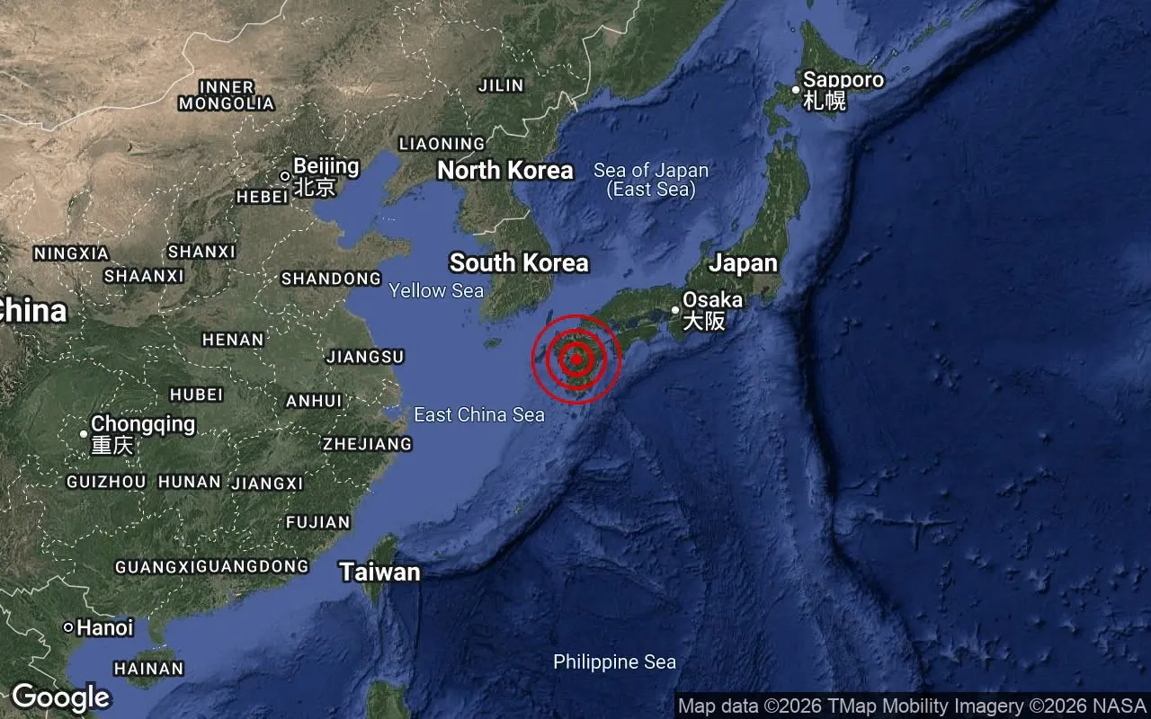 日本九州地牛翻身 今午发生6.8级地震