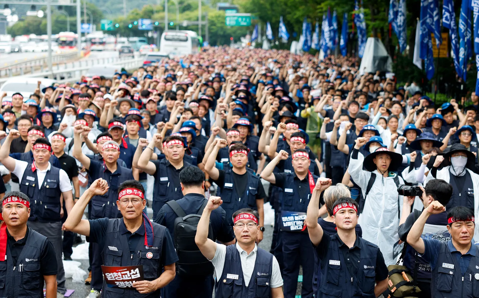 Hyundai Motor's South Korean union stages first full strike in a decade over pay