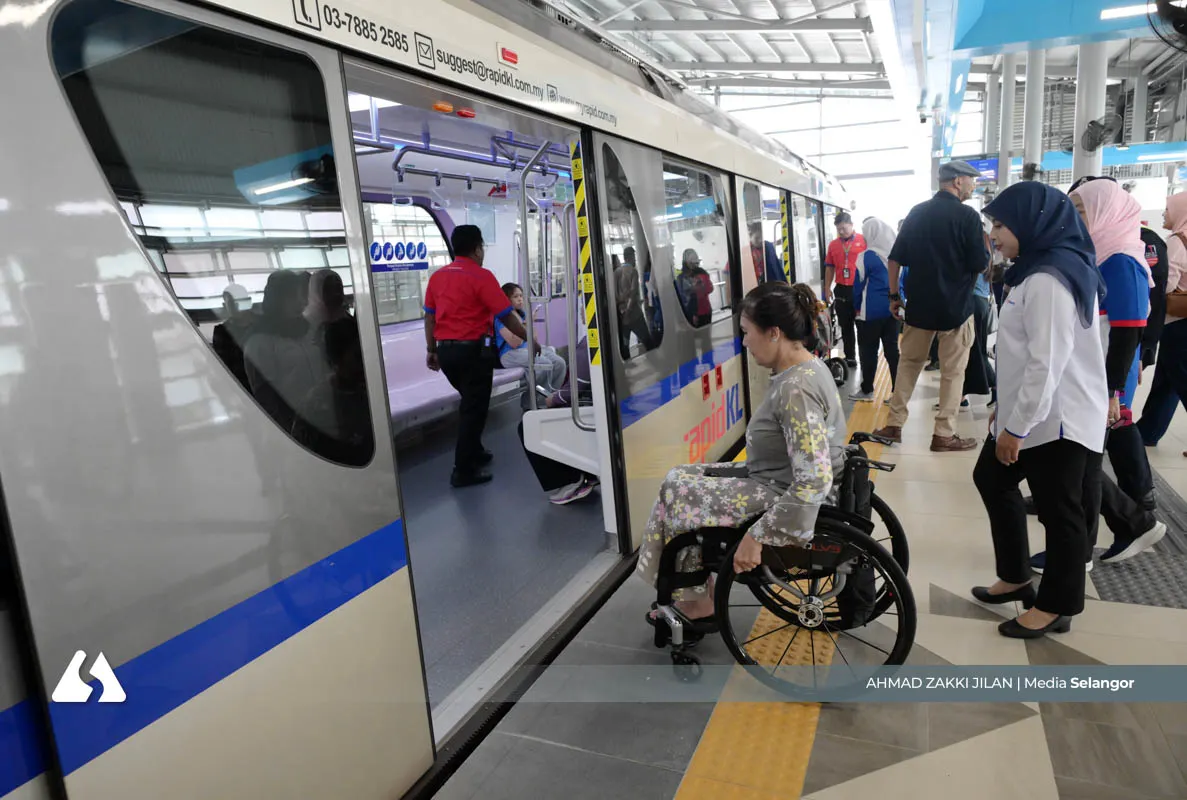 Prasarana works with disabled community to improve LRT3 accessibility