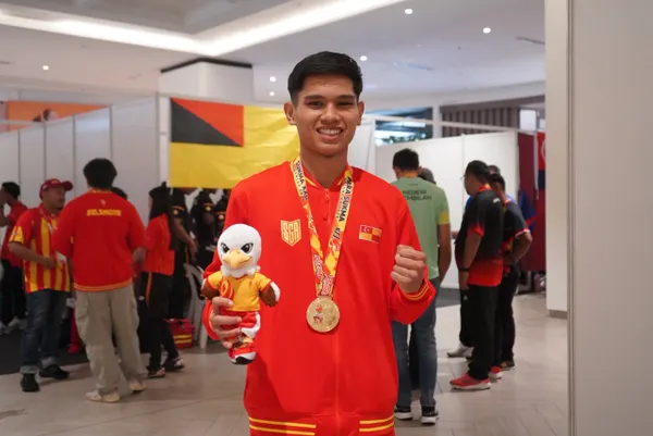 Fadzmi bangkit daripada kecederaan, raih emas pertama SUKMA
