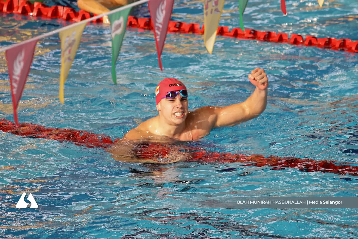 SUKMA 2026: Selangor raih emas, gangsa 50 meter gaya kuak lentang lelaki