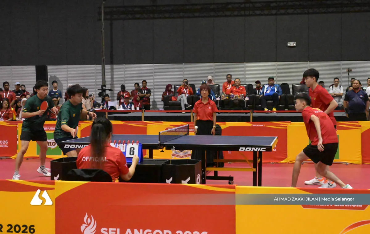 SUKMA 2026: Final ping pong dapat sentuhan umpire berpengalaman 30 tahun