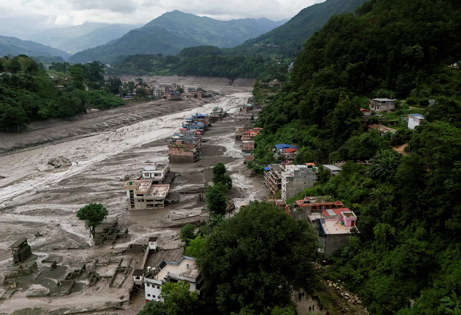 Glacier collapse may have triggered deadly Nepal flash flood, experts say