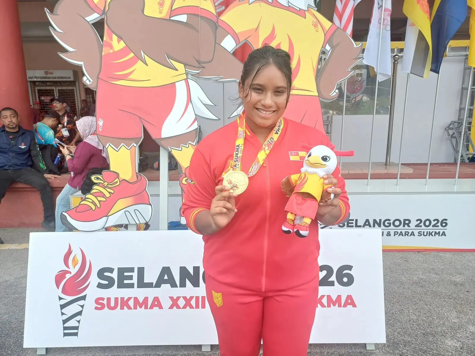 Lempar cakera wanita tuai emas pertama olahraga Selangor